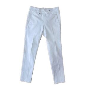 Bevy Flog Shely Pants Womens Snakeskin Print Stretch Jogger‎ Size 28 White